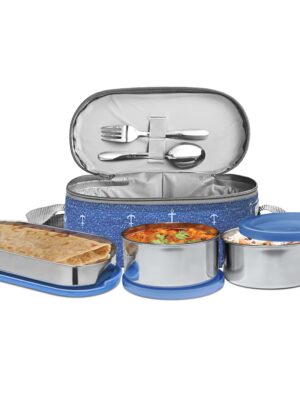 STEEL SOFTLINE TIFFIN CORPORATE LUNCH | MILTON | LUNCH BOX, TIFFIN |  |  | 660