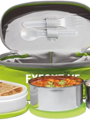 STEEL SOFTLINE TIFFIN EXECUTIVE LUNCH | MILTON | LUNCH BOX, TIFFIN |  |