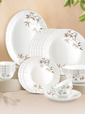 TREO AURELIA COLLECTION DINNER SET | MILTON | DINNER SET,GLASS,CROCKERY |  | 21 PC ARASHI | 3095