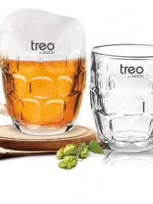 TREO CASCADE COOL 292 BEER MUG | MILTON | CUP,MUG,BAR,CAFE,GLASS |  | SET OF 2 292 ML | 185