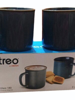 TREO GLARE 180 CERAMIC MUG | MILTON | CUP,MUG |  | 6 PCS SET | 975