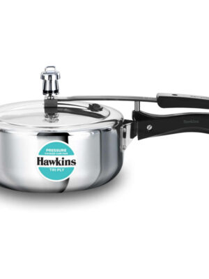 TRIPLY SS PRESSURE COOKER CUM PAN | HAWKINS | COOKER,PAN | SSTPP3 | 3 LT