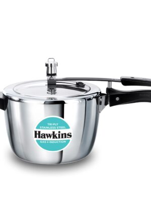 TRIPLY SS PRESSURE COOKER INDUCTION | HAWKINS | COOKER | HSST45 | 4.5 L | 4200