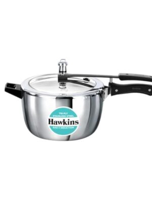 TRIPLY SS PRESSURE COOKER INDUCTION | HAWKINS | COOKER | HSST7W | 7 L WIDE