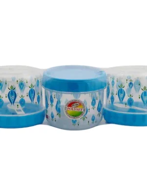 TWISTY CONTAINER FOIL | POLYSET | CONTAINER,STORAGE BOX,DABBA |  | 725 ML SET OF 3