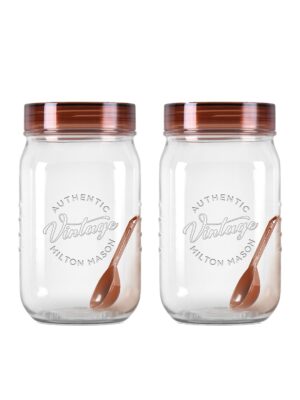 VINTAGE JAR 1000 | MILTON | JAR |  | 2 PCS SET
