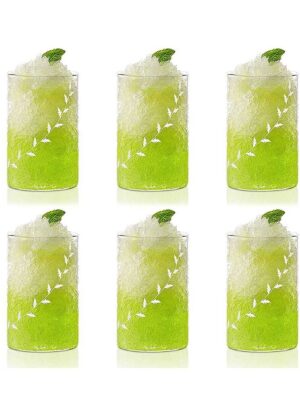 VISION GLASS KRIP D'SIGNER | BOROSIL | GLASS |  | MEDIUM 295 ML SET OF 6 | 605